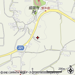 熊本県上益城郡御船町木倉4422周辺の地図