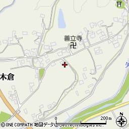 熊本県上益城郡御船町木倉7279周辺の地図
