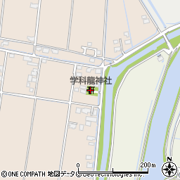 学科龍神社周辺の地図