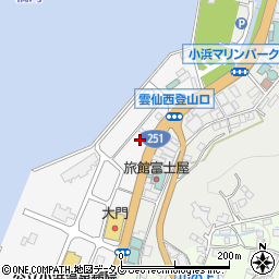 okamoto chez damour 小浜店周辺の地図