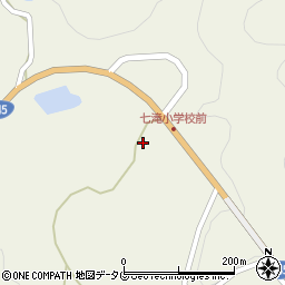 熊本県上益城郡御船町七滝2620周辺の地図
