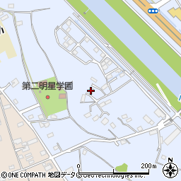 熊本県上益城郡御船町小坂2752周辺の地図