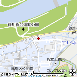 熊本県熊本市南区富合町杉島586周辺の地図