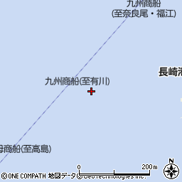 長崎港周辺の地図