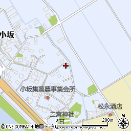 熊本県上益城郡御船町小坂1737周辺の地図