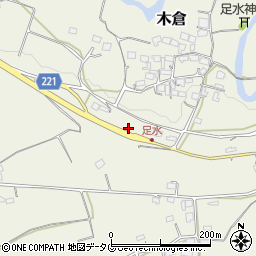 熊本県上益城郡御船町木倉4208周辺の地図