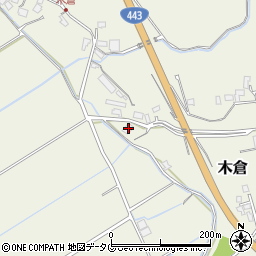 熊本県上益城郡御船町木倉7094周辺の地図
