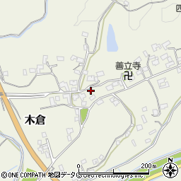熊本県上益城郡御船町木倉6900周辺の地図