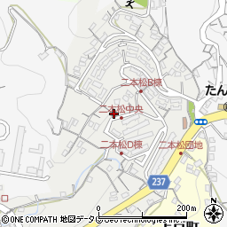 二本松簡易郵便局周辺の地図
