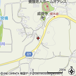 熊本県上益城郡御船町木倉4410周辺の地図