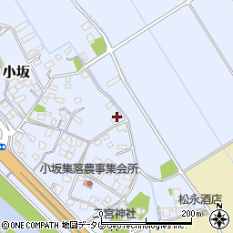熊本県上益城郡御船町小坂1694周辺の地図