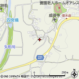熊本県上益城郡御船町木倉4730周辺の地図