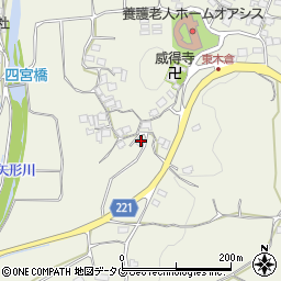 熊本県上益城郡御船町木倉4736周辺の地図