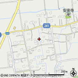熊本県熊本市南区城南町赤見周辺の地図