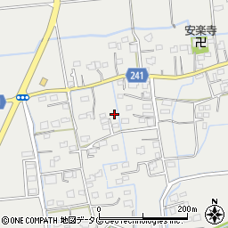 熊本県熊本市南区城南町赤見周辺の地図