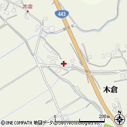 熊本県上益城郡御船町木倉7093周辺の地図