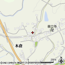 熊本県上益城郡御船町木倉6907周辺の地図