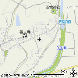 熊本県上益城郡御船町木倉7288周辺の地図
