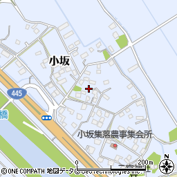熊本県上益城郡御船町小坂1637周辺の地図