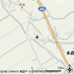 熊本県上益城郡御船町木倉7095周辺の地図