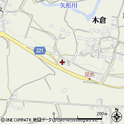 熊本県上益城郡御船町木倉4421周辺の地図