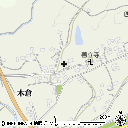 熊本県上益城郡御船町木倉6914周辺の地図