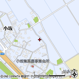 熊本県上益城郡御船町小坂1692周辺の地図