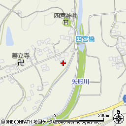 熊本県上益城郡御船町木倉6579周辺の地図