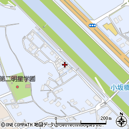 熊本県上益城郡御船町小坂2470周辺の地図
