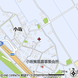 熊本県上益城郡御船町小坂1684周辺の地図