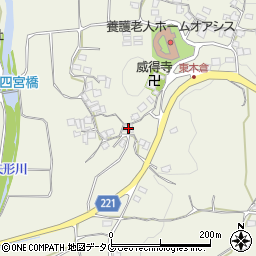 熊本県上益城郡御船町木倉4737周辺の地図