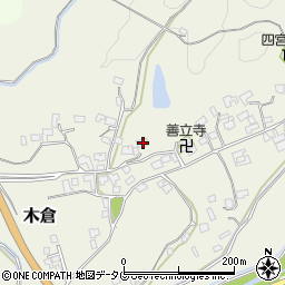 熊本県上益城郡御船町木倉6918周辺の地図