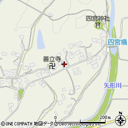 熊本県上益城郡御船町木倉6604周辺の地図