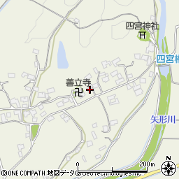 熊本県上益城郡御船町木倉6607周辺の地図