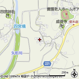 熊本県上益城郡御船町木倉4720周辺の地図