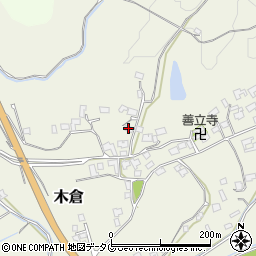 熊本県上益城郡御船町木倉6909周辺の地図