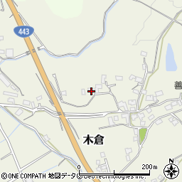 熊本県上益城郡御船町木倉6947周辺の地図
