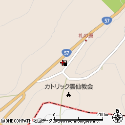 合資会社長崎開発　整備工場周辺の地図