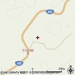熊本県上益城郡御船町七滝5702周辺の地図