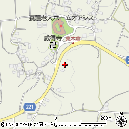 熊本県上益城郡御船町木倉4381周辺の地図