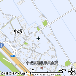 熊本県上益城郡御船町小坂1244周辺の地図
