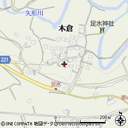 熊本県上益城郡御船町木倉5325周辺の地図