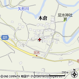 熊本県上益城郡御船町木倉5307周辺の地図