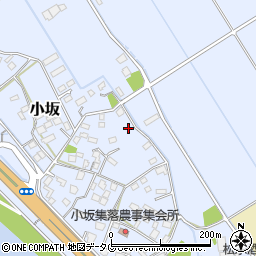 熊本県上益城郡御船町小坂1296周辺の地図