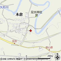 熊本県上益城郡御船町木倉5417周辺の地図