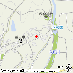 熊本県上益城郡御船町木倉6583周辺の地図