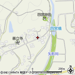 熊本県上益城郡御船町木倉6582周辺の地図
