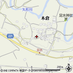 熊本県上益城郡御船町木倉5271周辺の地図