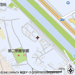 熊本県上益城郡御船町小坂2449周辺の地図