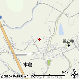 熊本県上益城郡御船町木倉6939周辺の地図